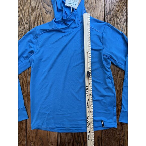 Patagonia Kids Capilene Silkweight Hoody Size M (10) Vessel Blue Retail $49 NWT - Picture 4 of 6